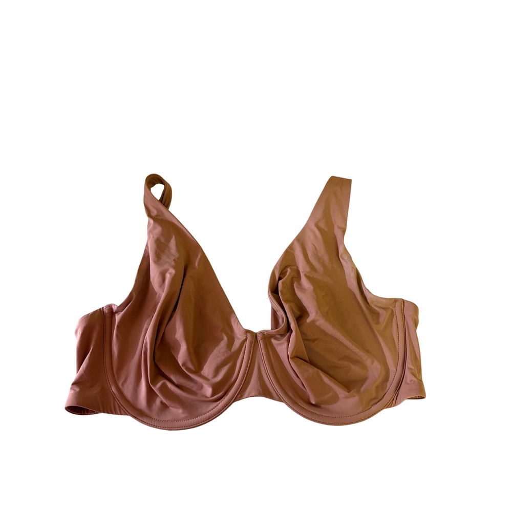 ThirdLove Classic Unlined Bra Women 36E Taupe Microfiber Underwire